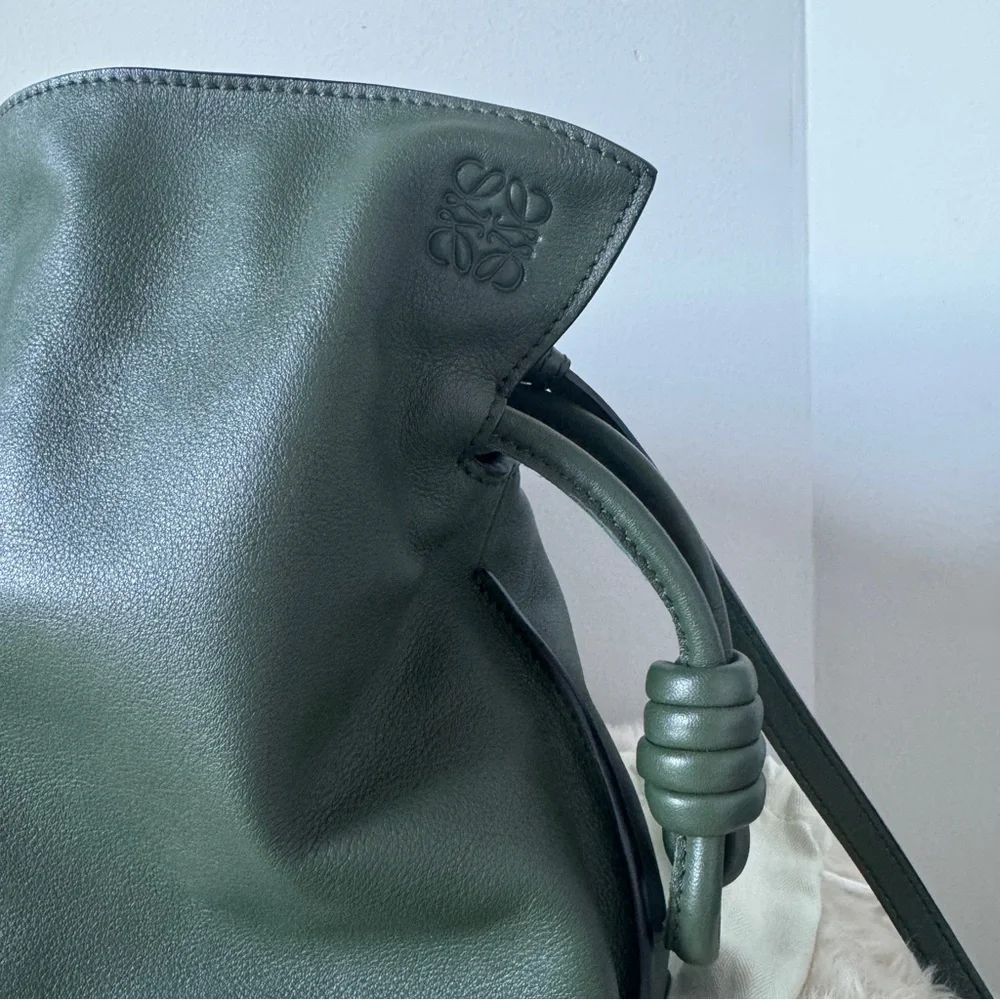 SOLD Loewe Flamenco, Green/ Vintage Khaki - Picture 9 of 14